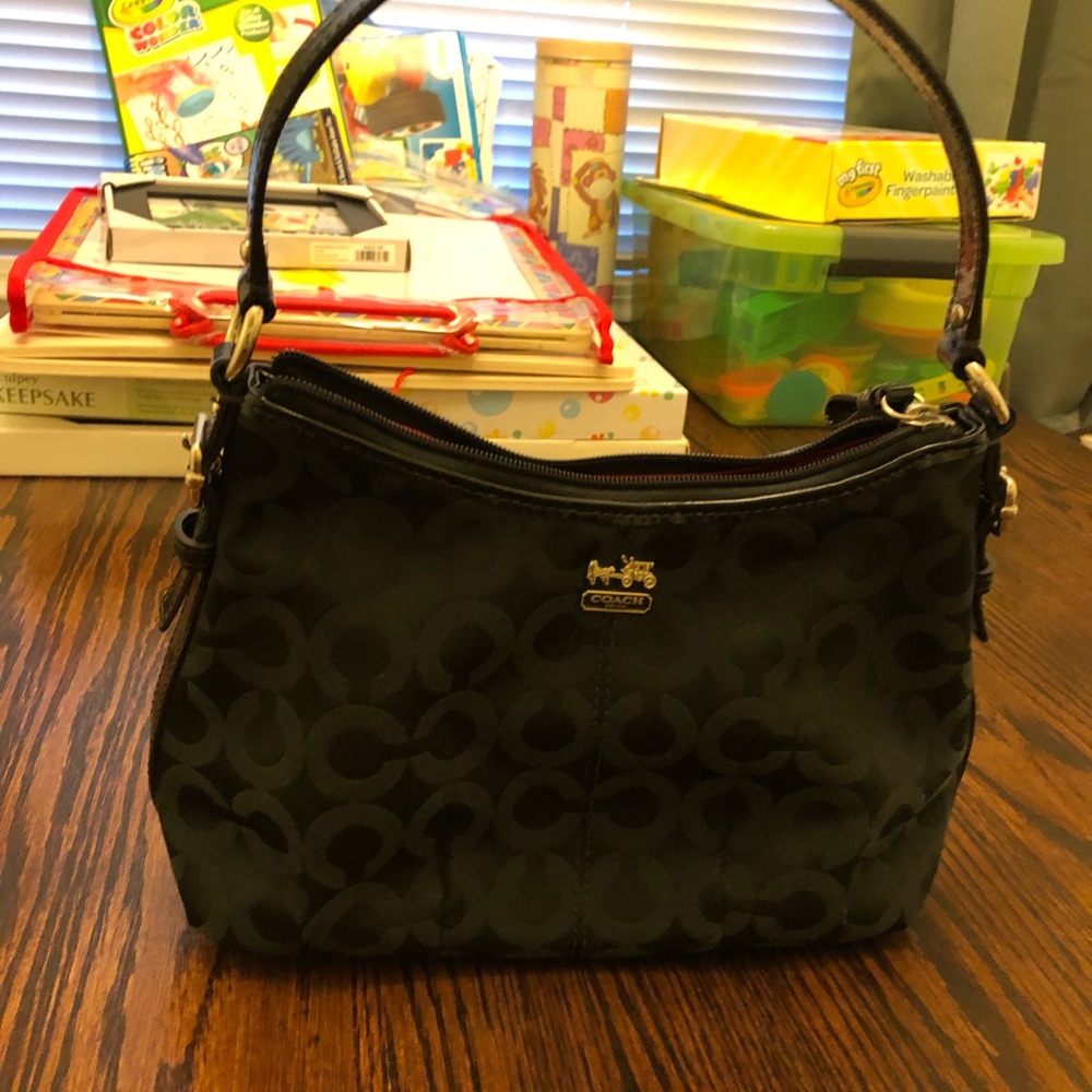 Coach Signature Purse - Black